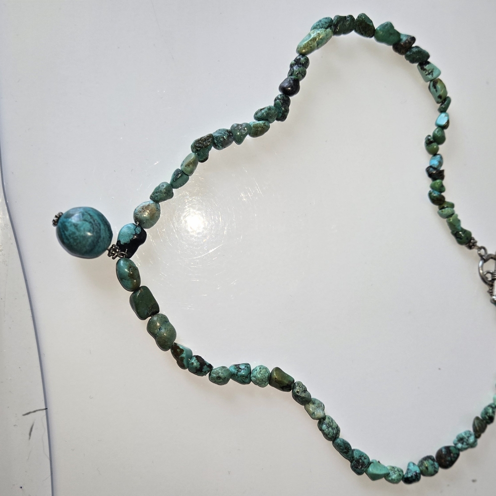 Elegant Turquoise Multi Stone Necklace